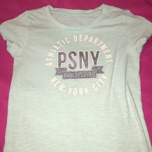 Mint green shirt